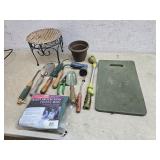Gardening tools, plant stand