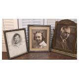 3 NICE art Deco frames/photos