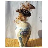 Antique Lenox Belleek Vase with Hand painted