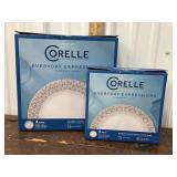 Corelle dinner and salad plates *unopned appears