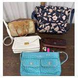 5 purses - Vera, Bradley, Kate Spade, Dooney &