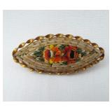 Made in Italy Micro Mosaic Pin/Brooch