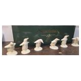 Dept 56 Snowbabies - parade of penguins - set of