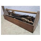 Tool tote with saws