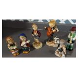 Vintage trinkets, salt and pepper shaker made in