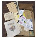 Misc. ephemera - Military items, tickets etcï¿½