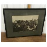 Framed photo of The Gardens of the Alcazar,