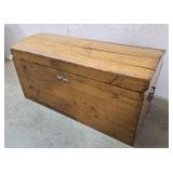 Pine dovetailed dome top trunk 39"20"20"