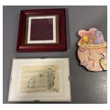 Vintage Winnie the Pooh, pencil, drawing signed