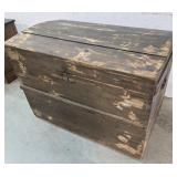 Dovetailed immigrant chest  38"24"27"