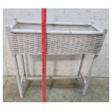 Wicker planter