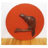 Robbie Probert MCM Cedar Carved Wall Art-Picture