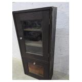 Oak hanging medicine cabinet 29"9"43"