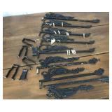 Vintage curtain rods, hardware