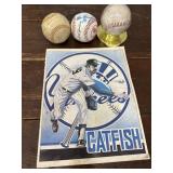 Baseball Autographed items