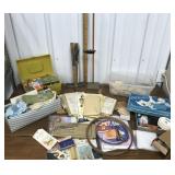 Vintage Sewing & crafting supplies- needles,