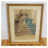 1860 Les Modes Parisiennes November Framed Print.