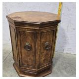 2 Door Octogon End Table