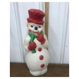 Adorable blow mold snowman