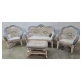 4pc Wicker Set