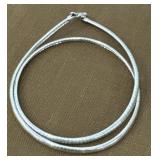 .925 Italy silver necklace