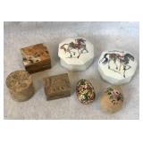 Trinket boxes, eggs