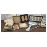 Vintage little frames, Masonic needlework,