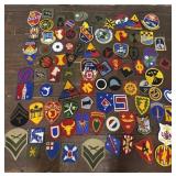 Box of misc. patches *some military