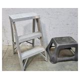 Aluminum step stool, step stool