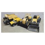 4 Tonka trucks