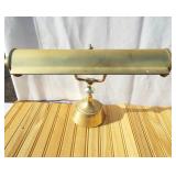 MCM Brass Bankers Lamp. Needs a good cleaning,