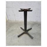 Iron table base
