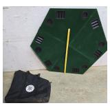 Folding portable game board