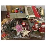Vintage Christmas lot - ornaments decoration,