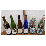 6 Special Edition Wine Bottles