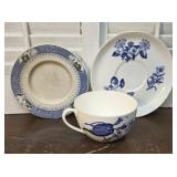 Wedgewood c&s & Small Minton dish