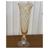 Cambridge mocha optic keyhole stem vase