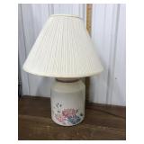 Pretty hand painted? Lamp w/shade