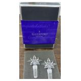 Pair Waterford crystal bottle stoppers
