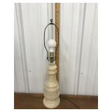 Heavy marble lamp, no shade