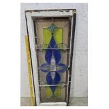Stained glass window 44"17"