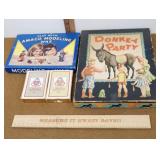 Donkey party game, Amaco modeling wax, 2 decks