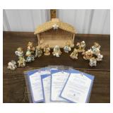 Cherished Teddies Miniature Nativity Collection