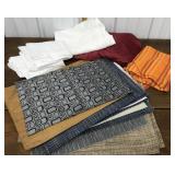 Tablecloths, kitchen towels, pot holder,