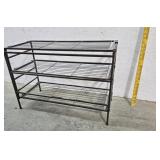 Small metal shelf
