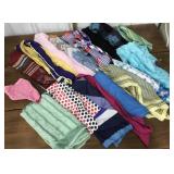 Assorted silky scarves