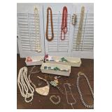 Mostly costume jewelry - Monet, butterscotch