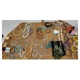 Costume jewelry necklaces bracelets earrings etc