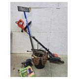 Lawn edger, Sander, grease guns,etc $ donated to