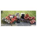 Huge lot of planters, seed starters, garden